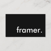 framer. 名刺 (正面)