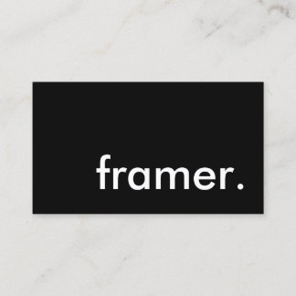 framer. 名刺