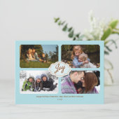 Frames of Joy Holiday 4-photo シーズンカード (スタンド正面)
