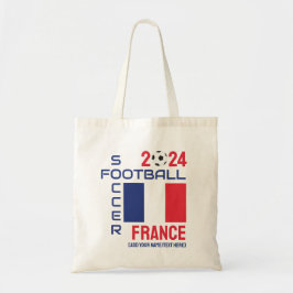 FRANCEサッカー名前をカスタムする2024任意の年 トートバッグ