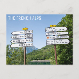 France フランスの Alps Hiking Trail Travel写真 ポストカード