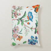 France 1830 Floral Antique Wallpaper アクセントクッション (正面(垂直))