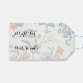 France 1830 Floral Antique Wallpaper ギフトタグ (正面(横))