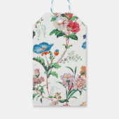 France 1830 Floral Antique Wallpaper ギフトタグ (裏面)