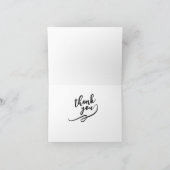 France 1830 Floral Antique Wallpaper サンキューカード (内部)