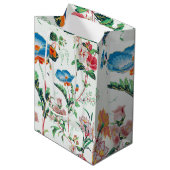 France 1830 Floral Antique Wallpaper ミディアムペーパーバッグ (正面アングル)