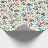 France 1830 Floral Antique Wallpaper ラッピングペーパー (角)