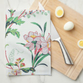 France 1830 Floral Botanical Wildflowers キッチンタオル (四つ折り)