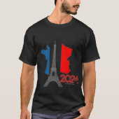 france 2024,JO , PARIS  Tシャツ (正面)
