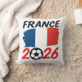 France 2026 Soccer Fan Design Flag Colors クッション (ブランケット)