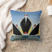 France Afloat – ライフランスのンポスター クッション (ブランケット)