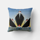 France Afloat – ライフランスのンポスター クッション (裏面)