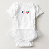 France And Suriname Surinam Flag Flags Premium Tシャツ (正面)