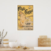 France-Champagne, 1891 - Vintage Food & Drink ポスター (キッチン)