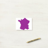 France Country Europe Map ポストイット (デスク上)