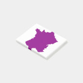 France Country Europe Map ポストイット (アングル)