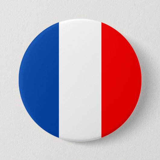 France flag 缶バッジ (正面)