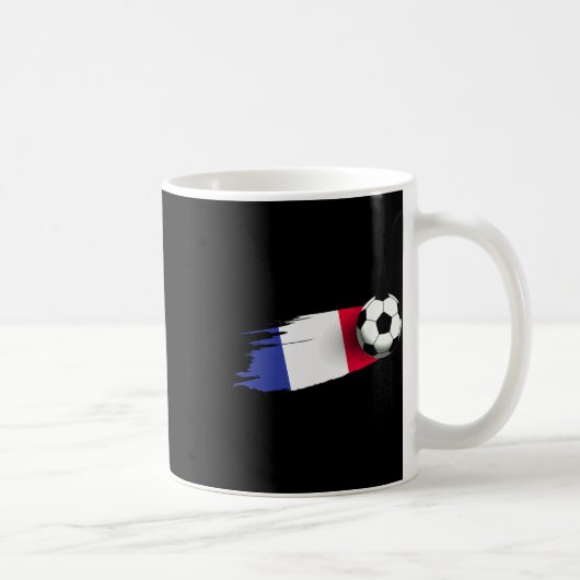France Flag Jersey French Soccer Team French _1 コーヒーマグカップ (右)