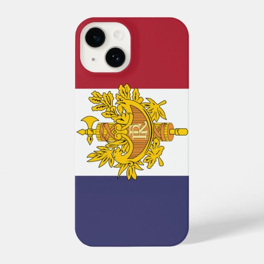 France flag phone case iPhoneケース (裏面)