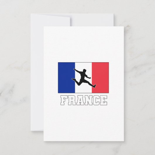 France Football Soccer National Team カード (正面)