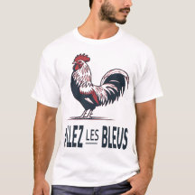 France Football Tシャツ | アレ・レ・ブルー ニワトリ