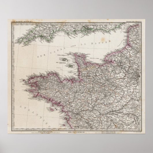 France, four leaves, leaf 1 ポスター (正面)