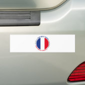 France Frankreich Art Shield バンパーステッカー (車上)