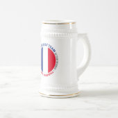 France Frankreich Art Shield ビールジョッキ (正面右)