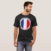 France Frankreich Art Shield Tシャツ (正面フル)