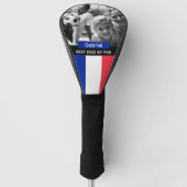 France Golf, Best Dad, French Flag, Photo ゴルフヘッドカバー (正面)