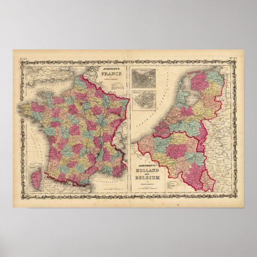 France Holland and Belgium ポスター (正面)