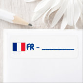 France id postcrossing ラベル (インサイチュ)