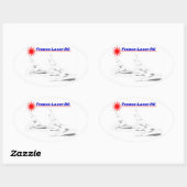 France Laser RC Classic 楕円形シール (シート)