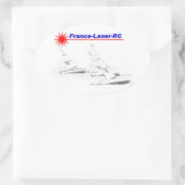 France Laser RC Classic 楕円形シール (バッグ)