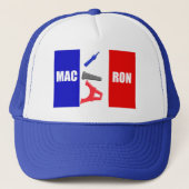 France_Macron Trucker Hat キャップ (正面)