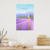 France Minimal Travel Poster ポスター (キッチン)