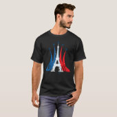 France National Celebration Bastille Day Tシャツ (正面フル)