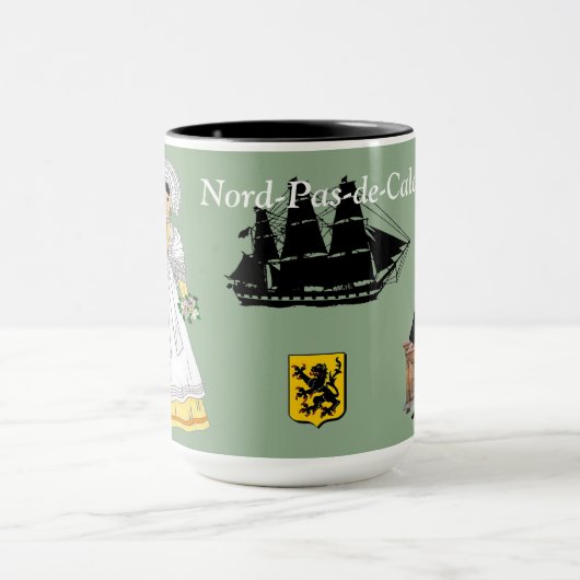 France, Nord-Pas-de-Calais マグカップ (中央)