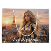 FRANCE - PARIS ラージペーパーバッグ (裏面)