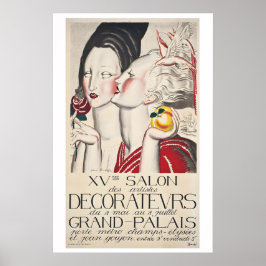 France Paris Decorators' Fair Vintage Travel ポスター