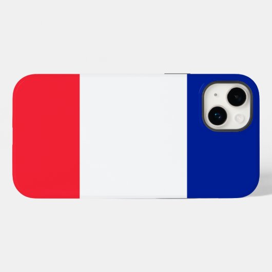 France Paris Flag Cell Phone Case Case-Mate iPhoneケース (裏面 (横))