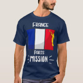 France Paris Mormon LDS Mission Missionary Gift Tシャツ (正面)