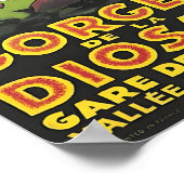 France Poster French Art Les Houches Gorges Print ポスター (角)