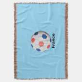 France Soccer スローブランケット (正面縦)