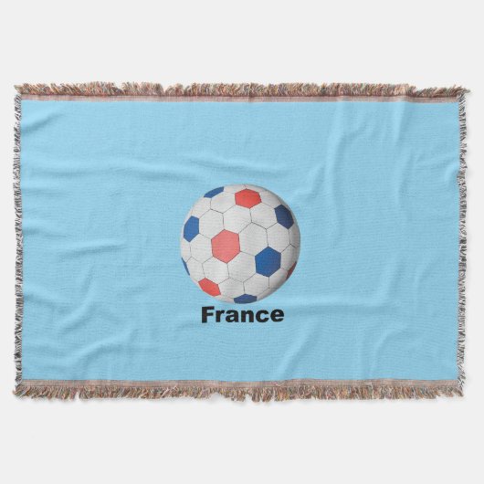 France Soccer スローブランケット (正面)