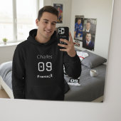 France Soccer Custom Name Number Gift iPhoneケース