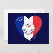 "FRANCE" Soccer Team. Fútbol de Francia 2014 ポストカード (正面/裏面)