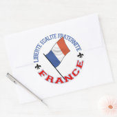 France Sticker ラウンドシール (封筒)