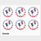 France Sticker ラウンドシール (シート)