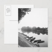 FRANCE, Touraine, The Loire: CHINON Bots along ポストカード (正面/裏面)